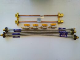 4 Cylinder Manifold Kit c/w isolating ball valves